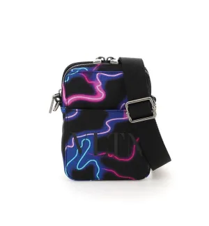Valentino Logo Printed Zip-Up Crossbody Bag