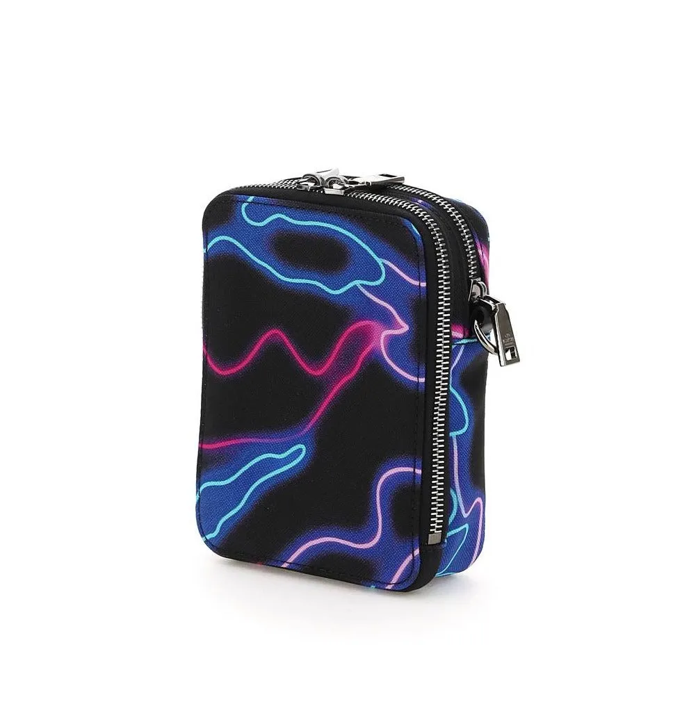 Valentino Logo Printed Zip-Up Crossbody Bag