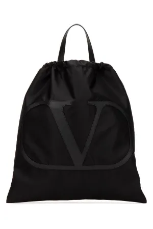 Valentino Logo Top Handle Backpack