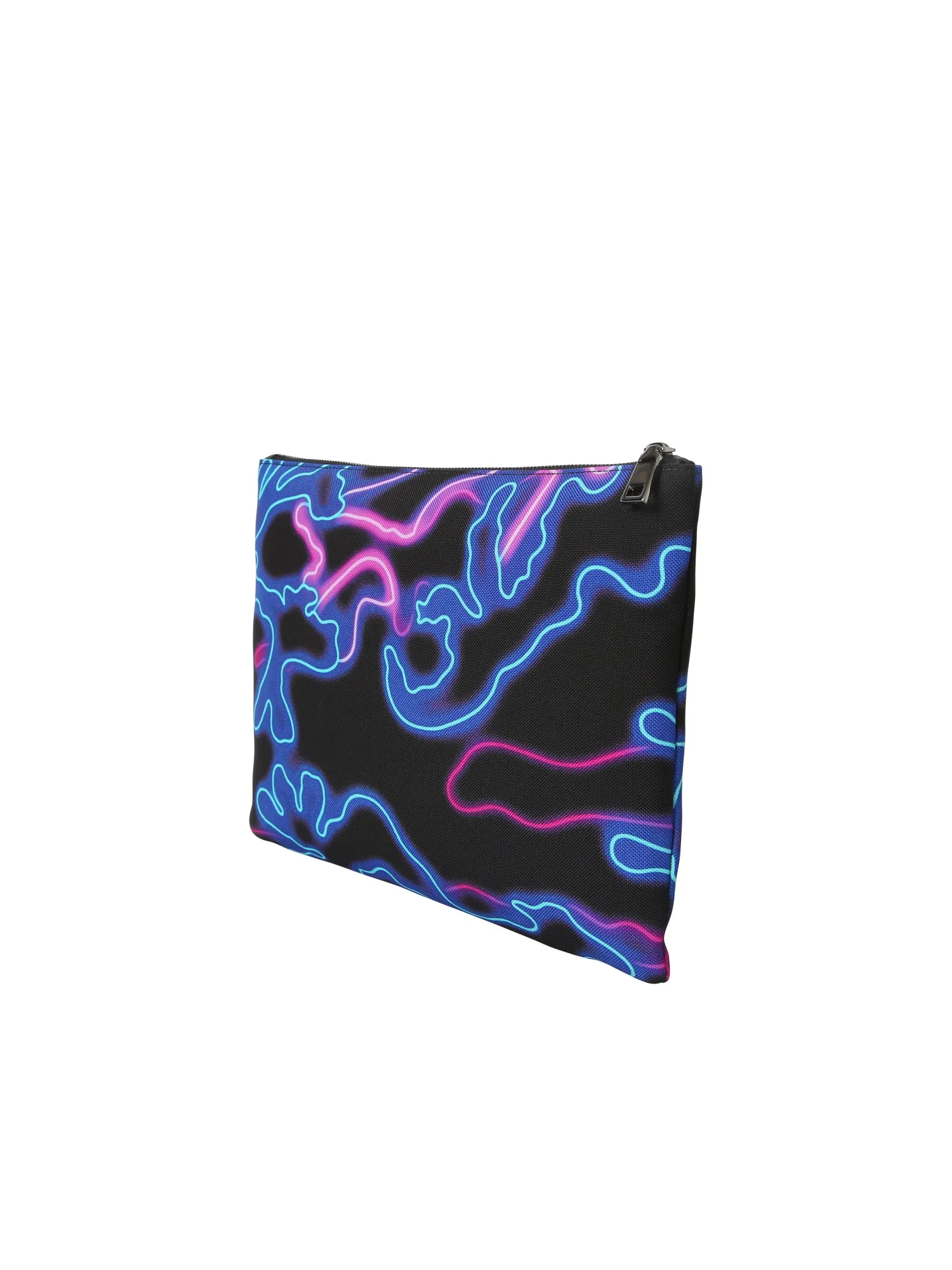 Valentino Neo Camouflage Printed Zipped Clutch Bag