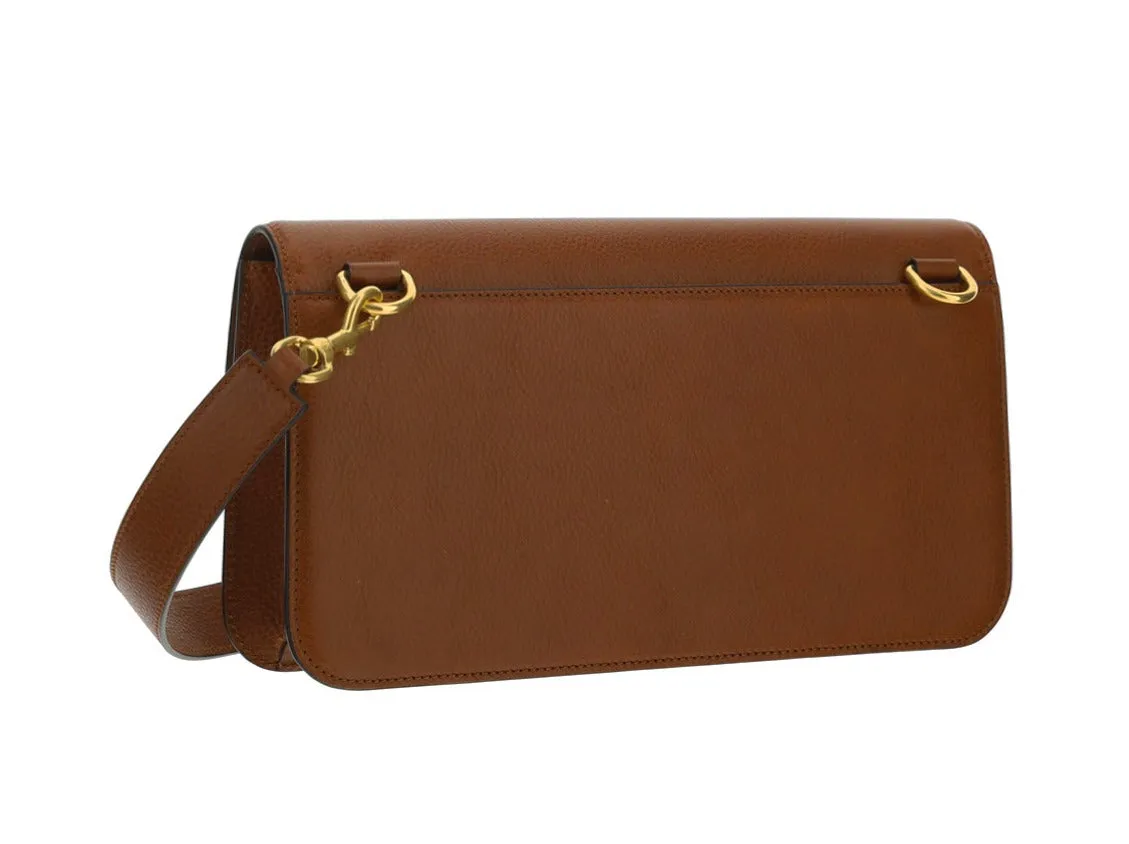 Valentino Small VLogo Foldover Top Messenger Bag