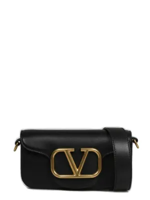 Valentino VLogo Signature Foldover Top Shoulder Bag