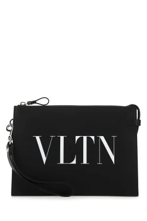 Valentino VLTN Printed Clutch Bag