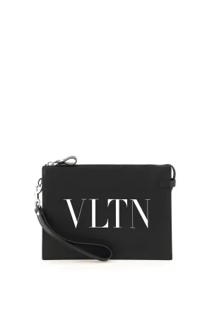 Valentino VLTN Printed Clutch Bag