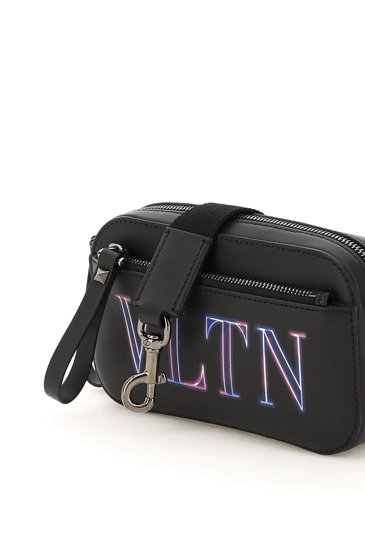 Valentino VLTN Printed Zip-Up Crossbody Bag