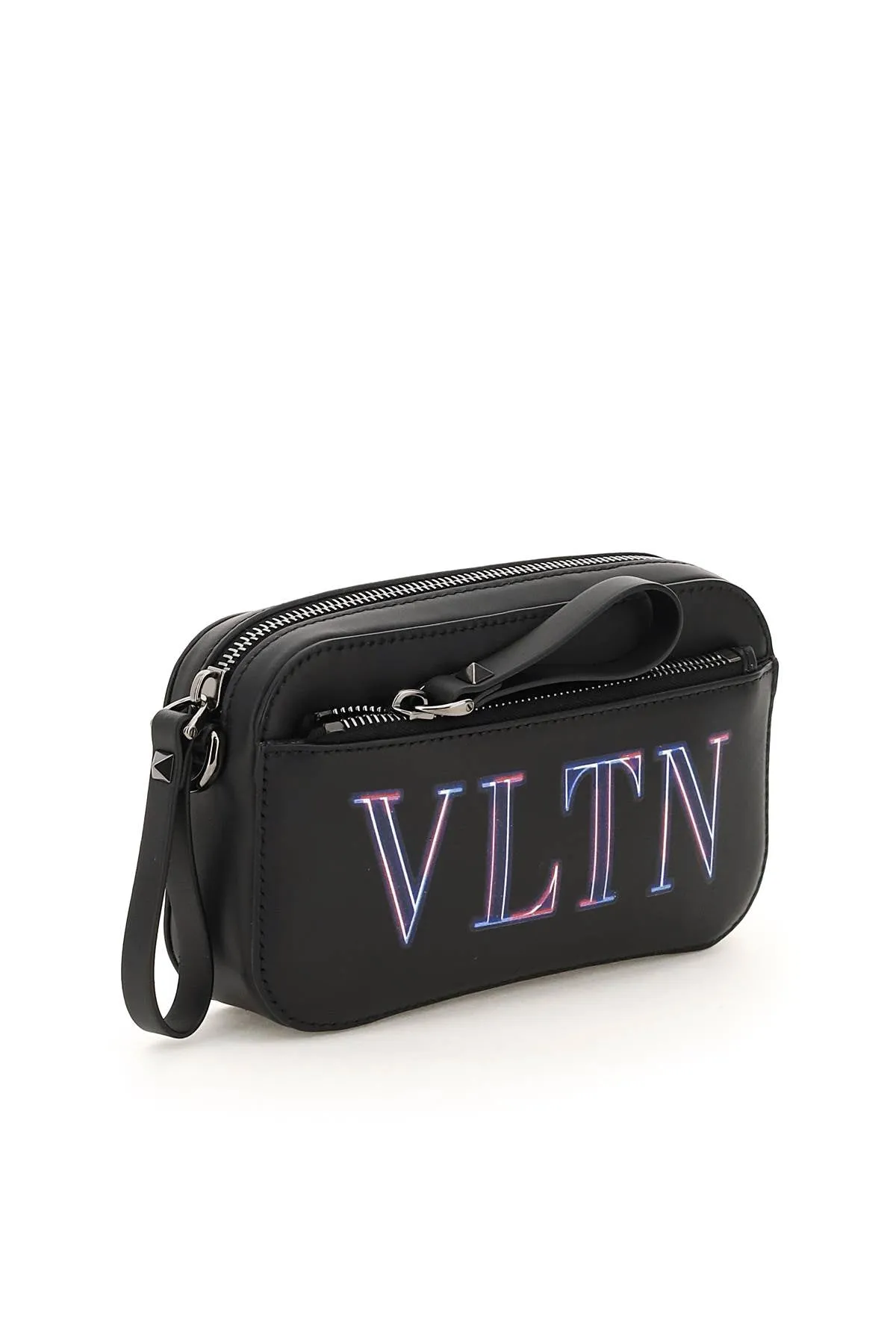 Valentino VLTN Printed Zip-Up Crossbody Bag
