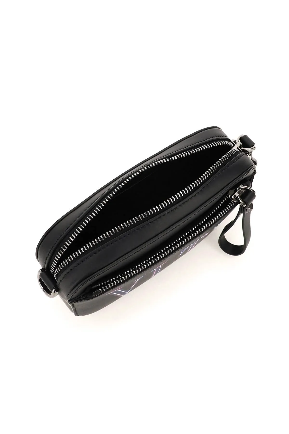 Valentino VLTN Printed Zip-Up Crossbody Bag