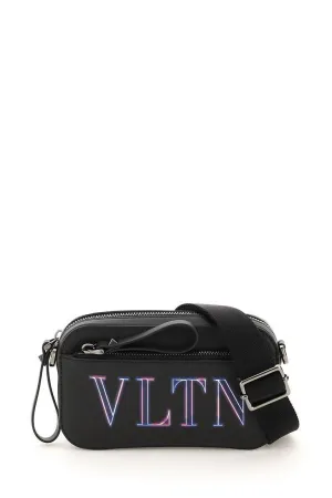 Valentino VLTN Printed Zip-Up Crossbody Bag