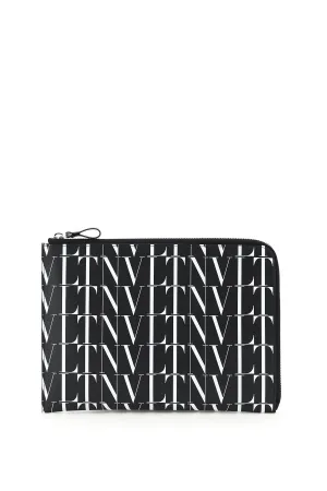 Valentino VLTN Times Print Clutch Bag