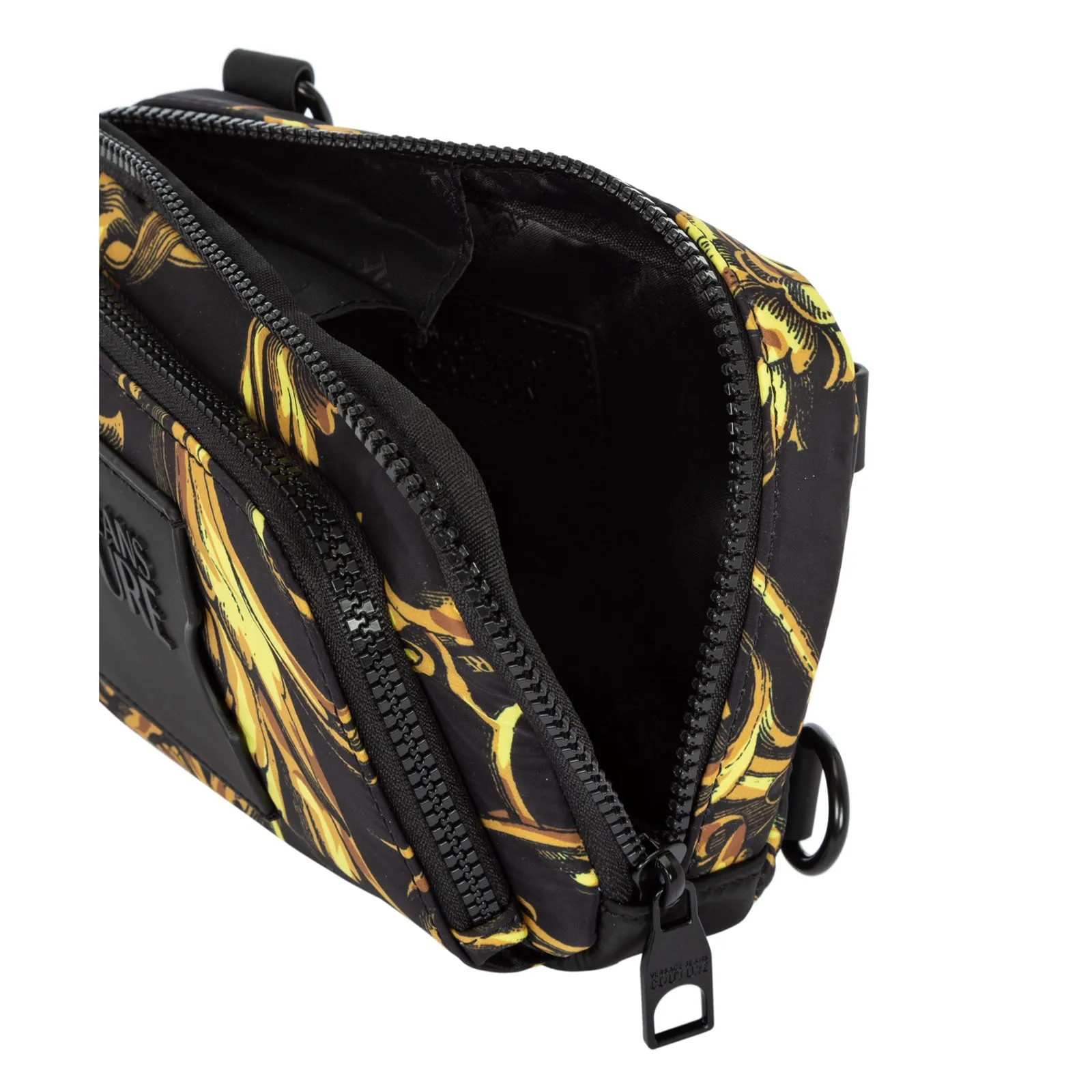 Versace Jeans Couture Logo Embossed Messenger Bag