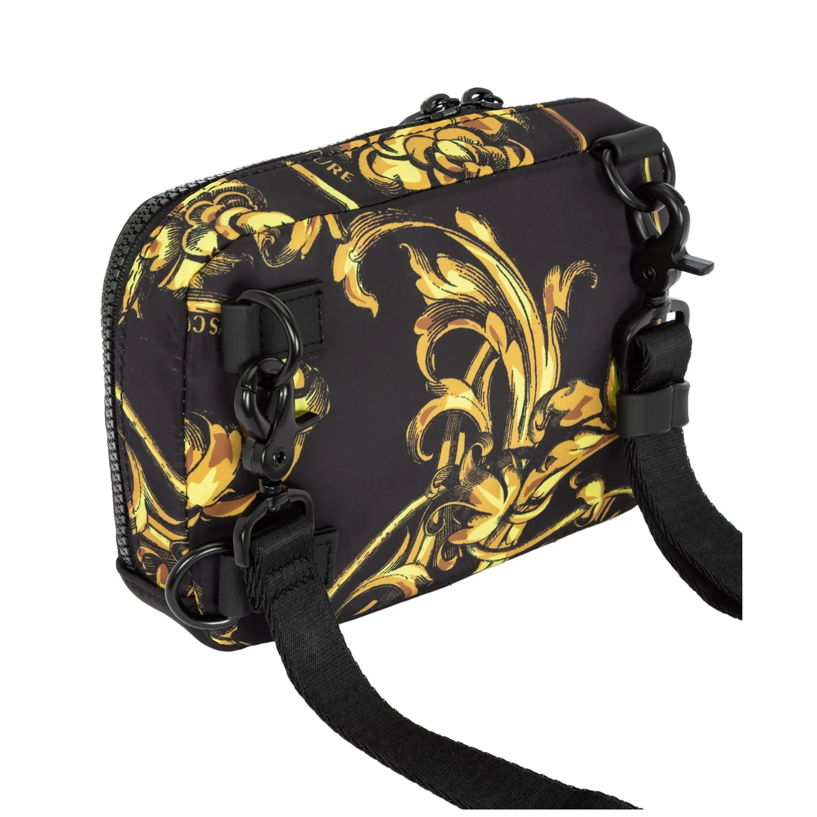 Versace Jeans Couture Logo Embossed Messenger Bag