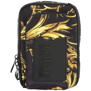 Versace Jeans Couture Logo Embossed Messenger Bag