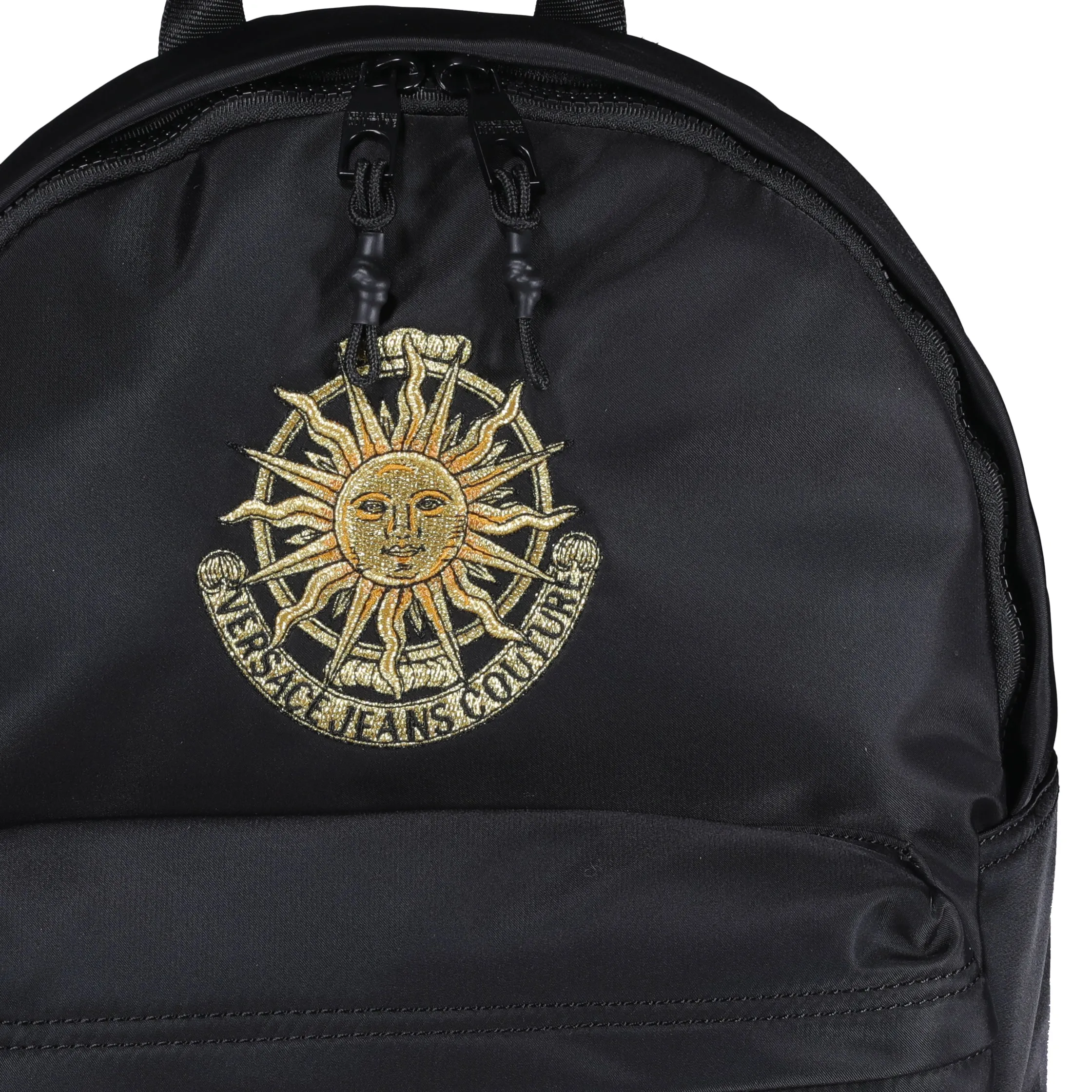Versace Jeans Couture Logo Embroidered Zipped Backpack