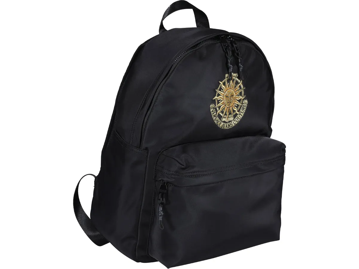 Versace Jeans Couture Logo Embroidered Zipped Backpack
