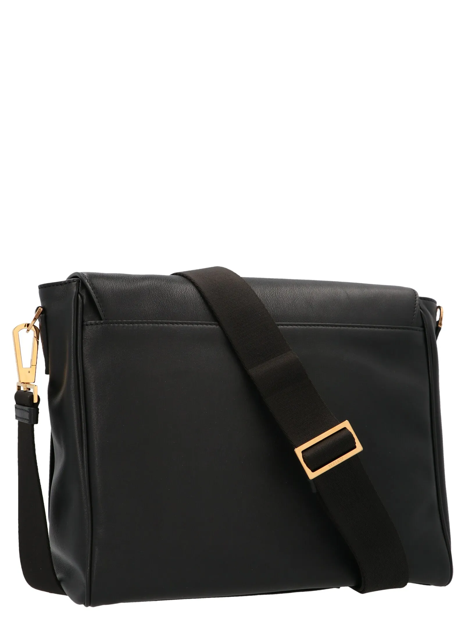 Versace La Medusa Foldover Messenger Bag