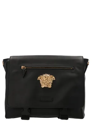 Versace La Medusa Foldover Messenger Bag