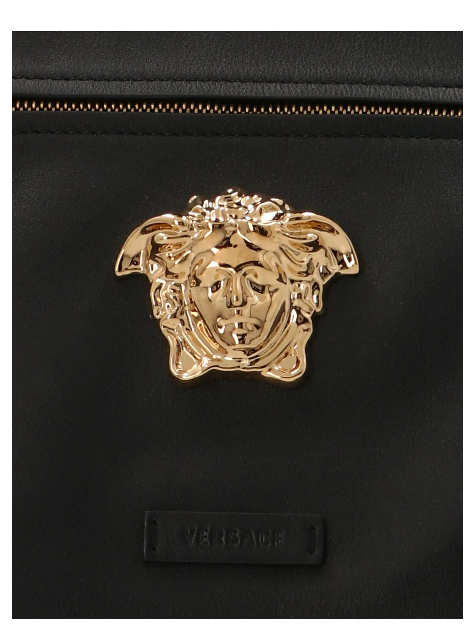 Versace La Medusa Foldover Messenger Bag