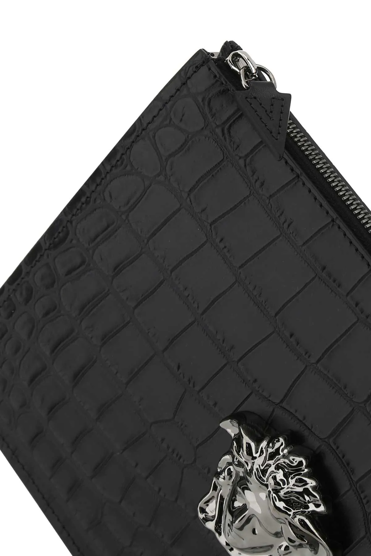 Versace Medusa Embossed Clutch Bag