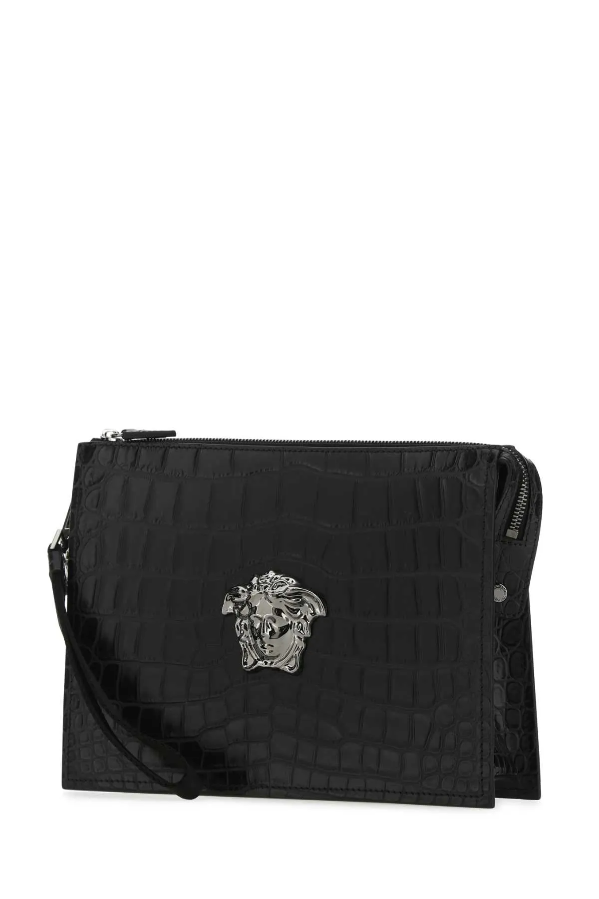 Versace Medusa Embossed Clutch Bag