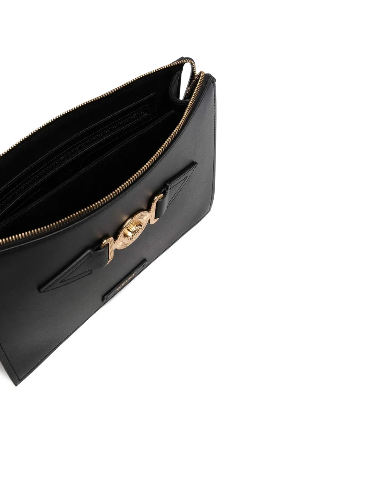 Versace Medusa Head Zipped Clutch Bag