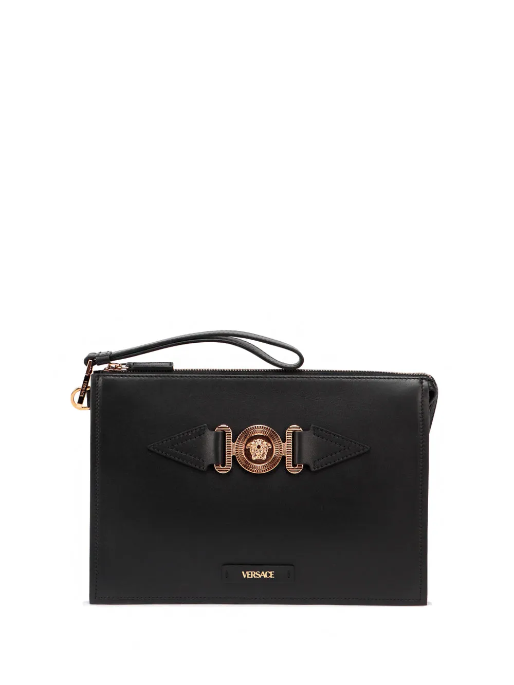 Versace Medusa Head Zipped Clutch Bag