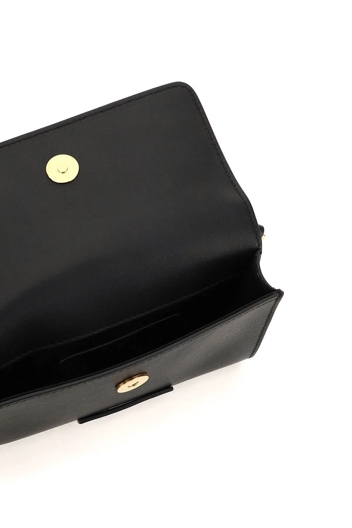 Versace Medusa Logo Patch Foldover Shoulder Bag