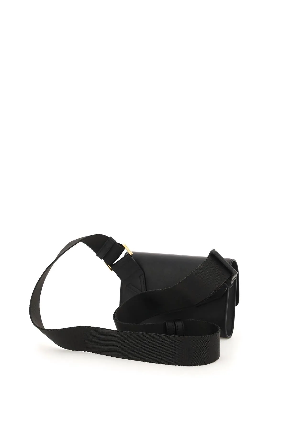 Versace Medusa Logo Patch Foldover Shoulder Bag