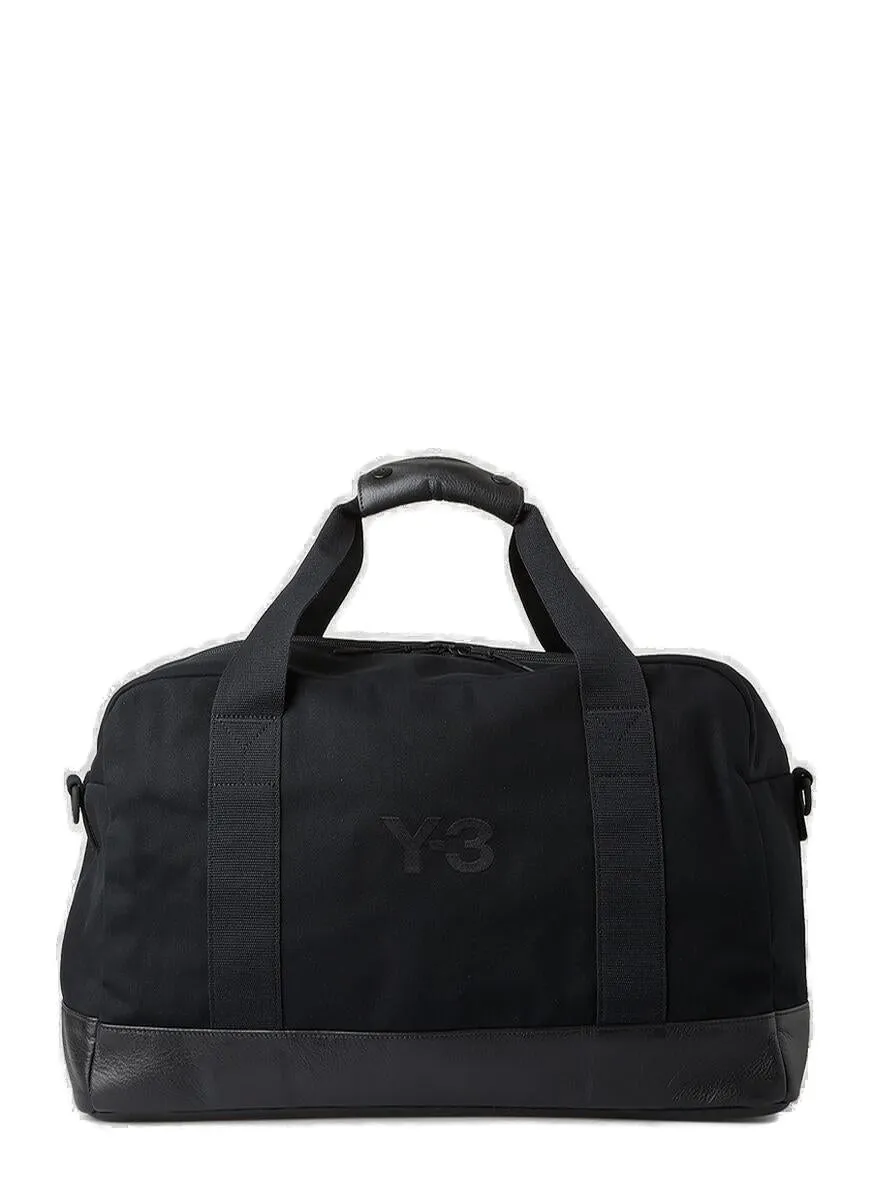 Y-3 Classic Logo Printed Zipped Duffle Bag