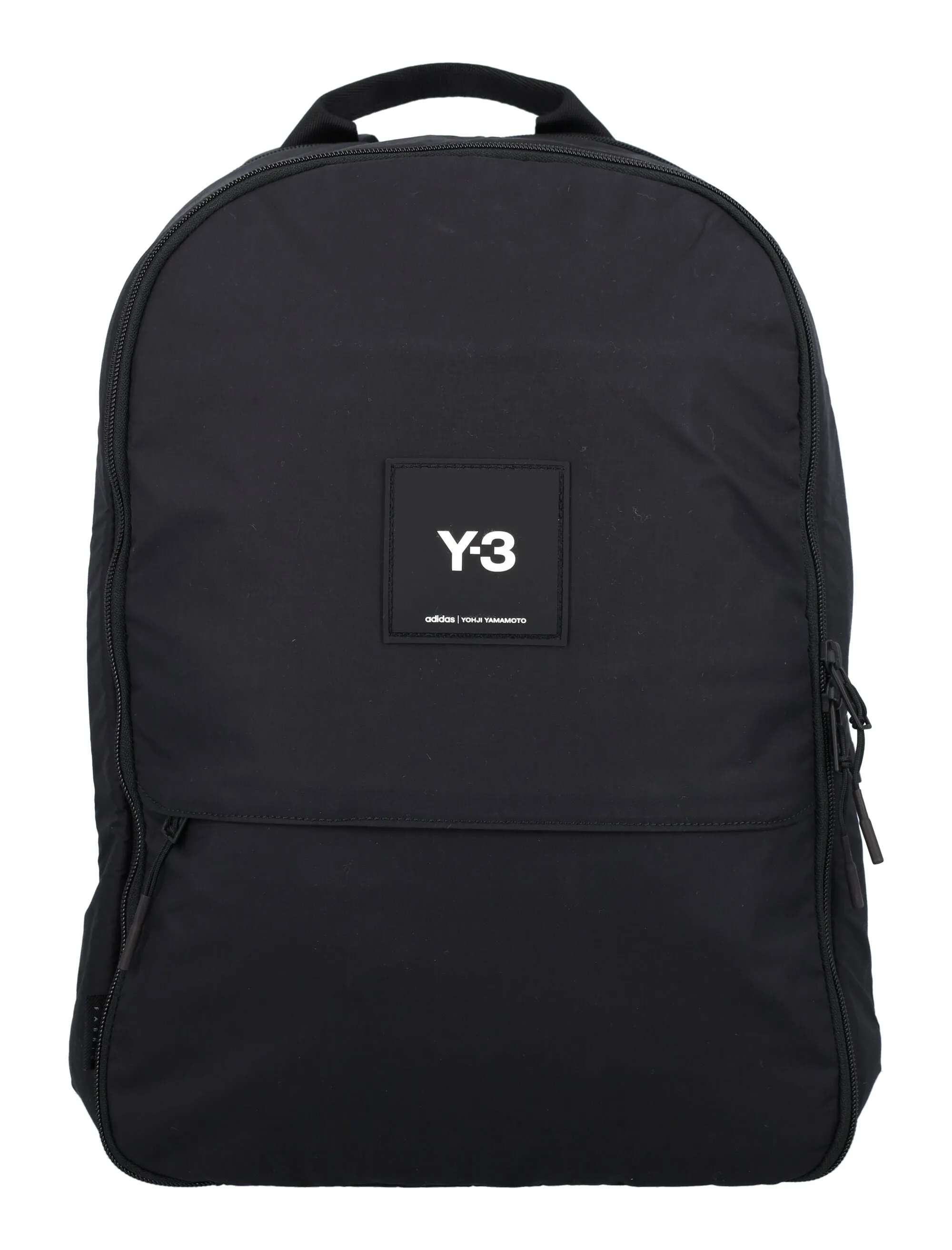 Y-3 Logo Printed Zipped Backpack