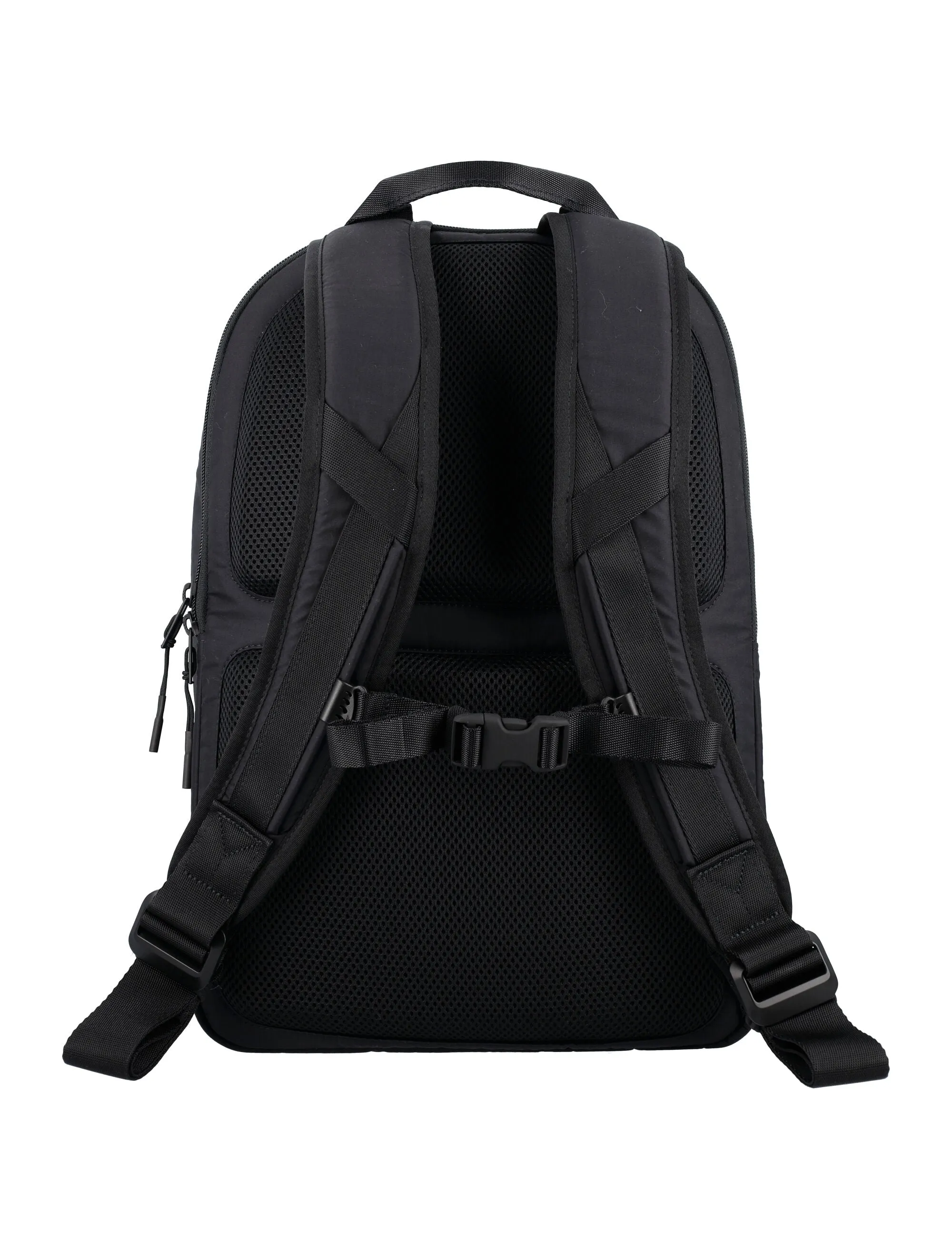 Y-3 Logo Printed Zipped Backpack