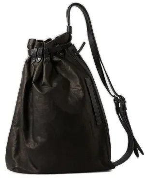 Yohji Yamamoto Drawstring Gathered Backpack